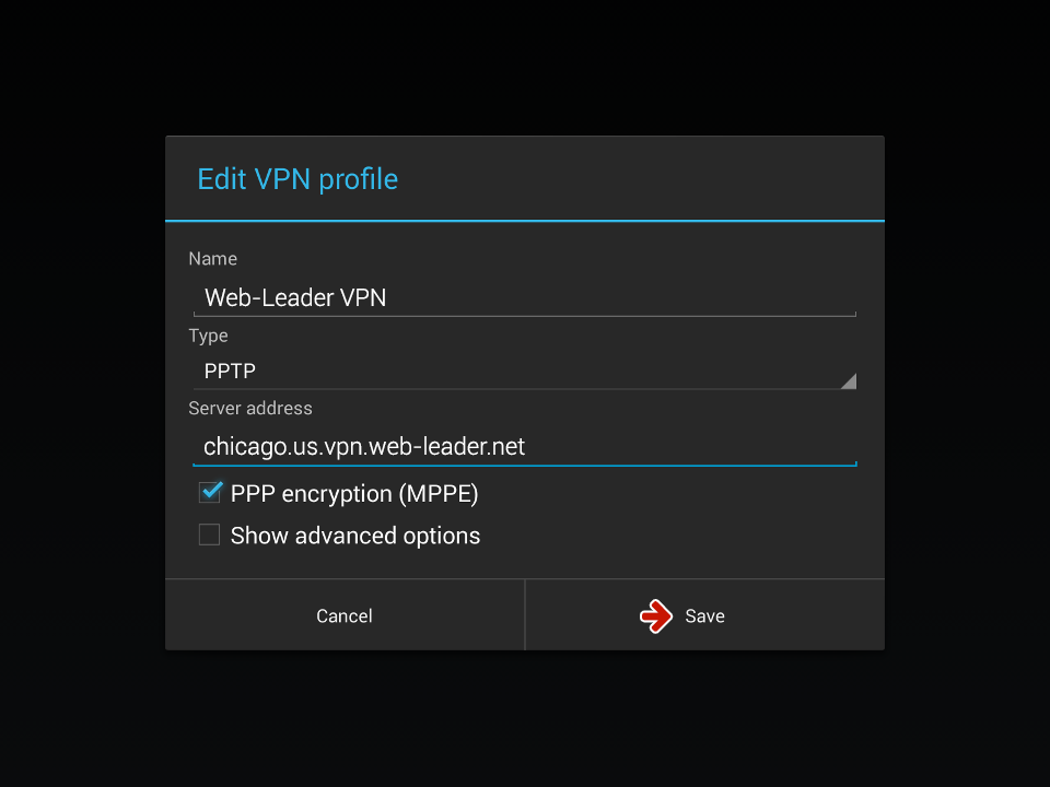VPN Settings